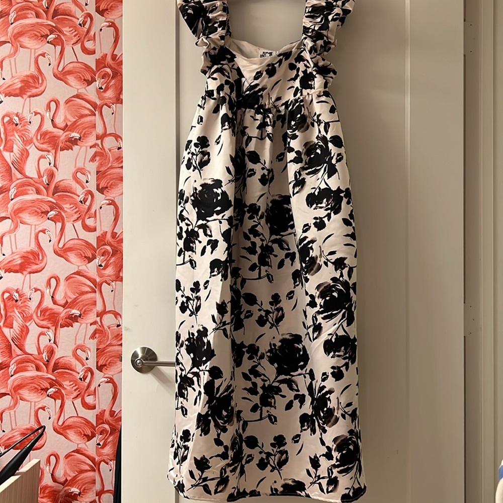 NWT Future Collective Pink floral dress
